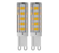 ledscom.de 2x lampadina G9 LED, bianco caldo (2800 K), 4,1 W, 501lm