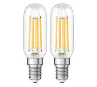 ledscom.de 2x lampadina LED E14, T25, bianco caldo (2900 K), 4,2 W, 507lm