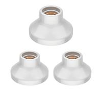 ledscom.de 3 lampade da soffitto/portalampada ELEKTRA, porcellana, bianco lucido, 1x E27 max. 300 W