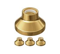 ledscom.de 4 lampade da soffitto/portalampada ELEKTRA, porcellana, oro lucido, 1x E27 max. 300 W