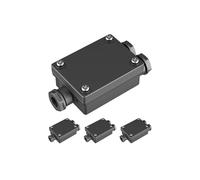 ledscom.de 4 pezzi connettore per cavo a 2 vie per esterni, IP68, manicotto per cavo di diametro 6-8 mm