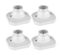 ledscom.de 4 pezzi plafoniera/porta lampada ELEKTRA, bianco, 1x E27 max. 60W