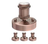 ledscom.de 4 pezzi Plafoniera/porta lampada RETRA, bronzo opaco, 1x E27 max. 60W