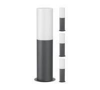 ledscom.de 4 x GROPO luce di percorso/bitta per esterni, IP44, 41 cm, antracite, 1x E27 max. 40W