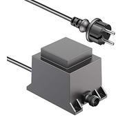 ledscom.de 40W LED trasformatore di alimentazione/trasformatore per sistema plug-in NEMO, spina, 12V AC, nero, IP68