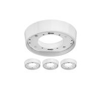 ledscom.de 4 pezzi Plafoniera/porta lampada INEL, bianco, 1x GX53 max. 25W