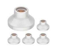 ledscom.de 5 lampade da soffitto/portalampada ELEKTRA, porcellana, bianco lucido, 1x E27 max. 300 W