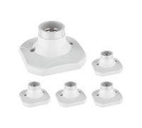 ledscom.de 5 pezzi Plafoniera/porta lampada ELEKTRA, bianco, 1x E27 max. 60W