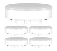 ledscom.de 5 pezzi lampadina GX53 LED, bianco (4100 K), 10,9 W, 1212lm, 115°, opaco