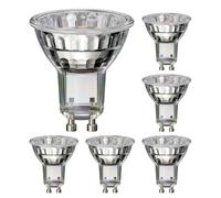 ledscom.de 6 lampadine LED GU10, PAR16, bianco (4000 K), 2,1 W, 206lm, 118°, specchio riflettente (argento)