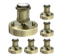 ledscom.de 6 pezzi Plafoniera/porta lampada RETRA, oro opaco, 1x E27 max. 60W