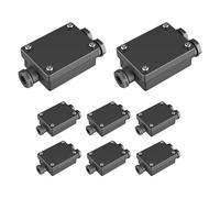 ledscom.de 8 pezzi connettore per cavo a 2 vie per uso esterno, IP68, manicotto per cavo di diametro 6-8 mm