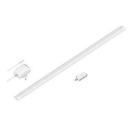 ledscom.de Apparecchio sottopensile a LED SIRIS bianco opaco con alimentatore e dimmer touch, piatto, 90cm, 1044lm, bianco