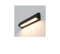 ledscom.de Applique a 4 LED/luce per scale SEGIN per esterni, IP54, a profilo ribassato, downlight, nero opaco, squadrata, 8,9 W, 889 lm, bianco caldo
