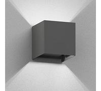 ledscom.de Applique CUBEL per esterni, antracite, IP65, Up