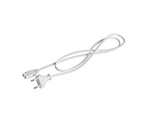 ledscom.de Cavo di collegamento da spina Euro tipo C a spina di sistema C7/C8, 1,5 m, bianco