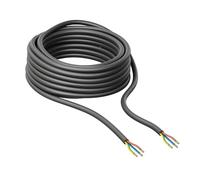 Cavo per esterni 25 m nero 3 x 0,75 mm² H05RN-F