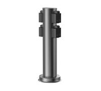 Colonnina con prese da giardino PORU per esterni IP44 a 4 prese, acciaio