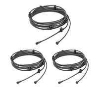 ledscom.de Distributore 3 x 6 vie per sistema a innesto NEMO (IP44), 5,1 m, nero