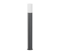 ledscom.de GROPO luce di percorso/bitta per esterni, IP44, 90 cm, antracite, 1x E27 max. 40W