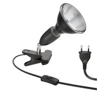 ledscom.de Lampada a morsetto E27 LIK, nera incl. PAR38 Lampada riflettore LED nero 1379lm bianco