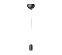 ledscom.de Lampada a sospensione DORI, nero opaco, 1x E27 max. 60W