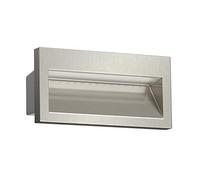 ledscom.de Lampada da incasso a parete a LED NOLA, downlight per esterni, IP54, alluminio lucido, 140 x 70 mm, bianco caldo