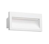 ledscom.de Lampada da incasso a parete a LED NOLA, downlight per esterni, IP54 opaco, 140 x 70 mm, bianco caldo