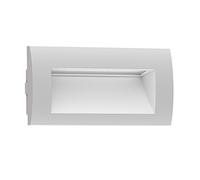 ledscom.de Lampada da incasso a parete a LED ZIBAL, downlight per esterni, IP65 opaco, 140 x 70 mm, 3,3 W, 209lm, bianco caldo