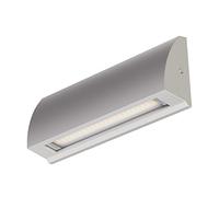 ledscom.de Lampada da parete LED/luce per scale SEGIN per esterni, IP54, piatta, downlight, grigio opaco, angolare, 6,3 W, 630lm, bianco freddo