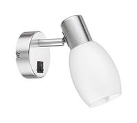 ledscom.de Lampada da parete LUPI con interruttore, incl. candela E14 LED Filamento 3.567W 452lm bianco caldo