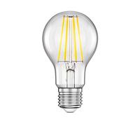 ledscom.de Lampadina LED E27, A60, bianca (4000 K), 7,3 W, 1020lm, dimmer a 3 fasi