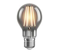 ledscom.de Lampadina LED E27, A60, bianco extra caldo (1800 K), 7,5 W, 370lm, vetro fumé