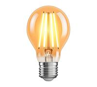 ledscom.de Lampadina LED E27, A60, bianco extra caldo (2400 K), 7 W, 778lm, dimmer a 3 livelli, color oro