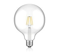 ledscom.de Lampadina LED E27, G125, bianco caldo (2700 K), 7,5 W, 838lm
