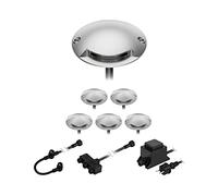 ledscom.de Luce di superficie a LED Bunda, 1 lampada, per esterni, transitabile, bianco caldo, set da 6