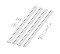 ledscom.de Luce LED sotto il mobile LIWO 91cm, girevole, 1444lm ciascuno, bianco caldo Set di 4