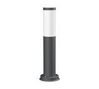 ledscom.de Paletto luminoso PORU per esterni, IP44, 39cm, antracite, incl. lampada E27 max. 1020lm, bianco