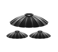 ledscom.de Paralume in 3 pezzi, nero, Ø 245 mm