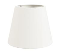 ledscom.de Paralume, lino, tessuto, tessuto, bianco, 200mm Ø