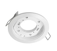 ledscom.de Plafoniera da incasso ZOBE, bianco semilucido, rotonda, Ø 107 mm, 1x GX53 max. 25W