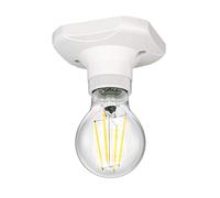 ledscom.de Plafoniera Elektra angolare incl. E27 Lampada LED 6,9W 1020lm bianca a 3 livelli di regolazione senza dimmer con interruttore della luce