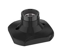 ledscom.de Plafoniera/porta lampada ELEKTRA, nero, 1x E27 max. 60W