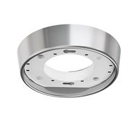 ledscom.de Plafoniera/porta lampada INEL, acciaio inox opaco, 1x GX53 max. 25W