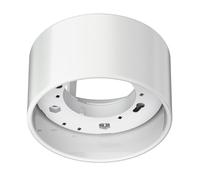 ledscom.de Plafoniera/porta lampada KLU, porcellana, bianco lucido, 1x GX53 max. 60W