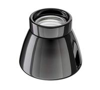 ledscom.de Plafoniera/porta lampada MINZ, porcellana, nero lucido, 1x E27 max. 300W