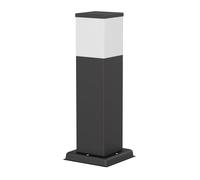 ledscom.de POLLY luce di bitta per esterni, 35cm, nero, incl. lampadina G9, 596lm, bianco
