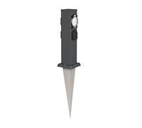 Colonna di presa da giardino Polly con picchetto a terra per esterni IP44 a 3