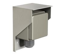 Presa a muro PIWI per uso esterno IP44 a 1 canale in acciaio inox