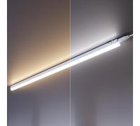 ledscom.de Set di 2 luci LED sottopensile Rigel, ciascuna di 87,3 cm, con interruttore - temperatura colore regolabile /, 19,85W, ciascuna di 1122lm